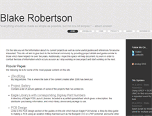 Tablet Screenshot of blakerobertson.com